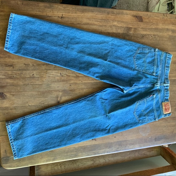 Levi’s 550 High Rise Jeans Straight Leg Mom Denim - Picture 9 of 10